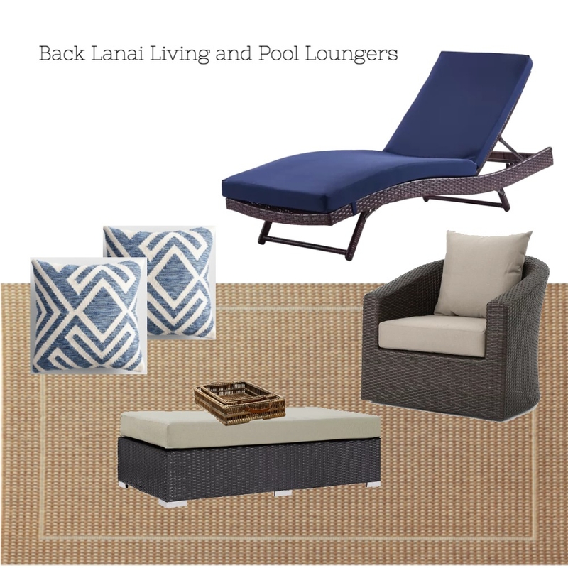 KKU6 Back Lanai Living and Pool Loungers Mood Board by tkulhanek on Style Sourcebook