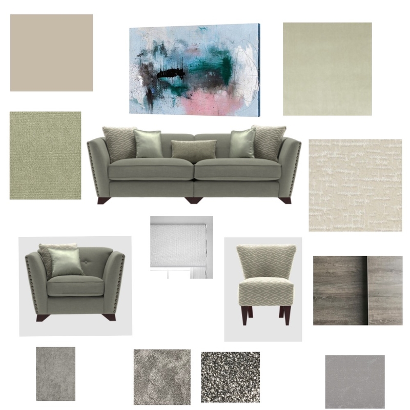 Contemporary Living Room Mood Board by LMH Interiors on Style Sourcebook