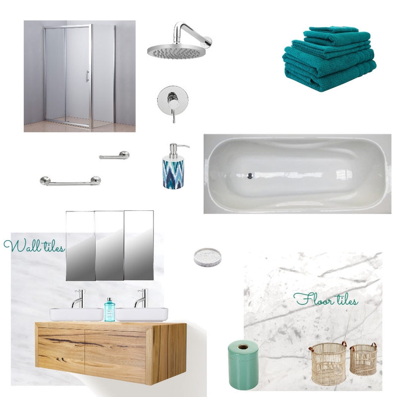 Family Bathroom Mood Board by Breezy Interiors on Style Sourcebook