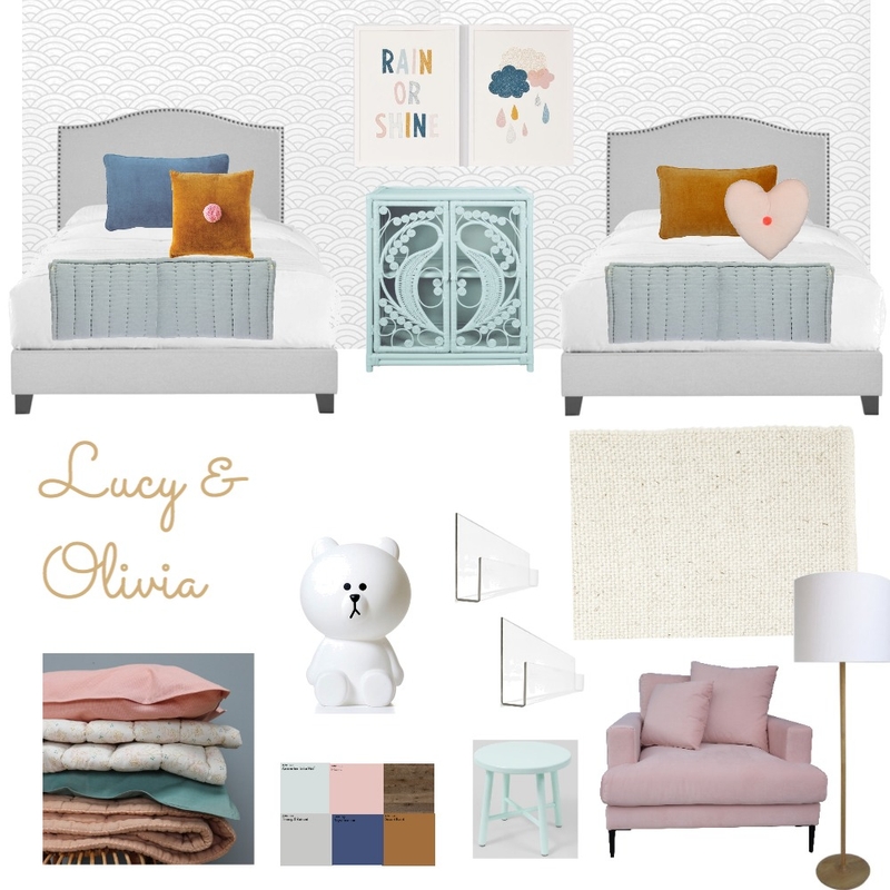 Lucy &amp; Olivia 2 Mood Board by JohGlisenti on Style Sourcebook