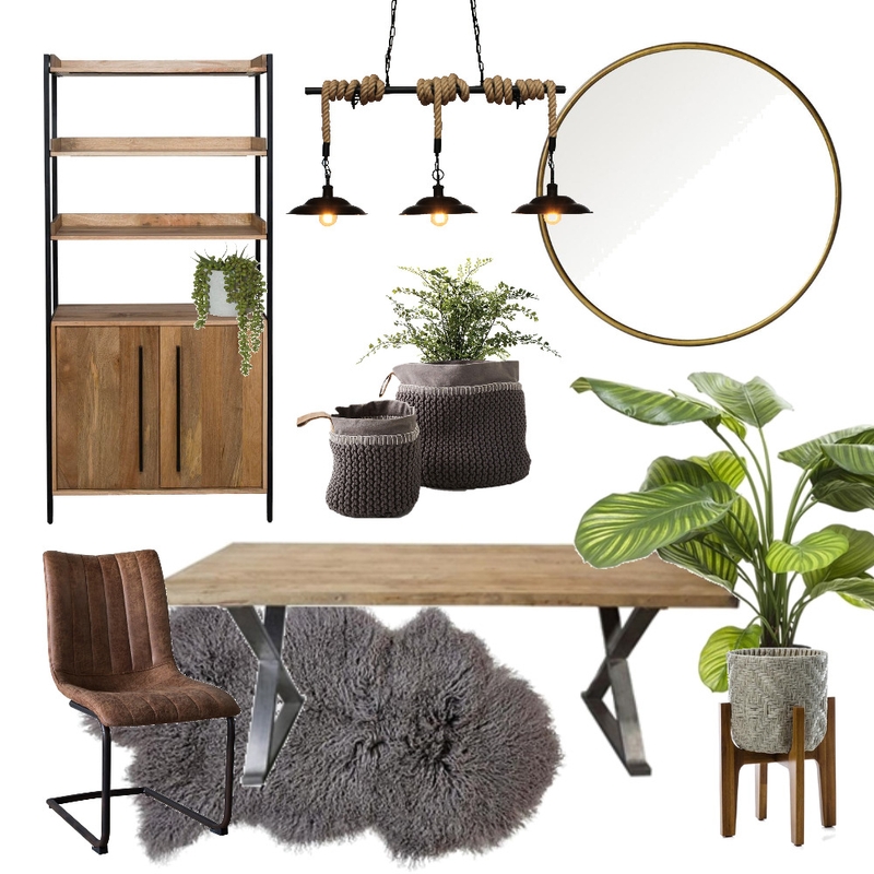 Industrial Dining Mood Board by braydee on Style Sourcebook