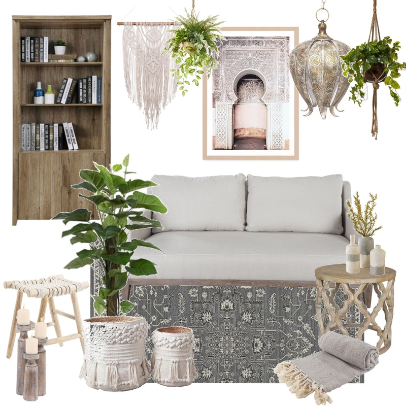 Bohemian Living Mood Board by braydee on Style Sourcebook