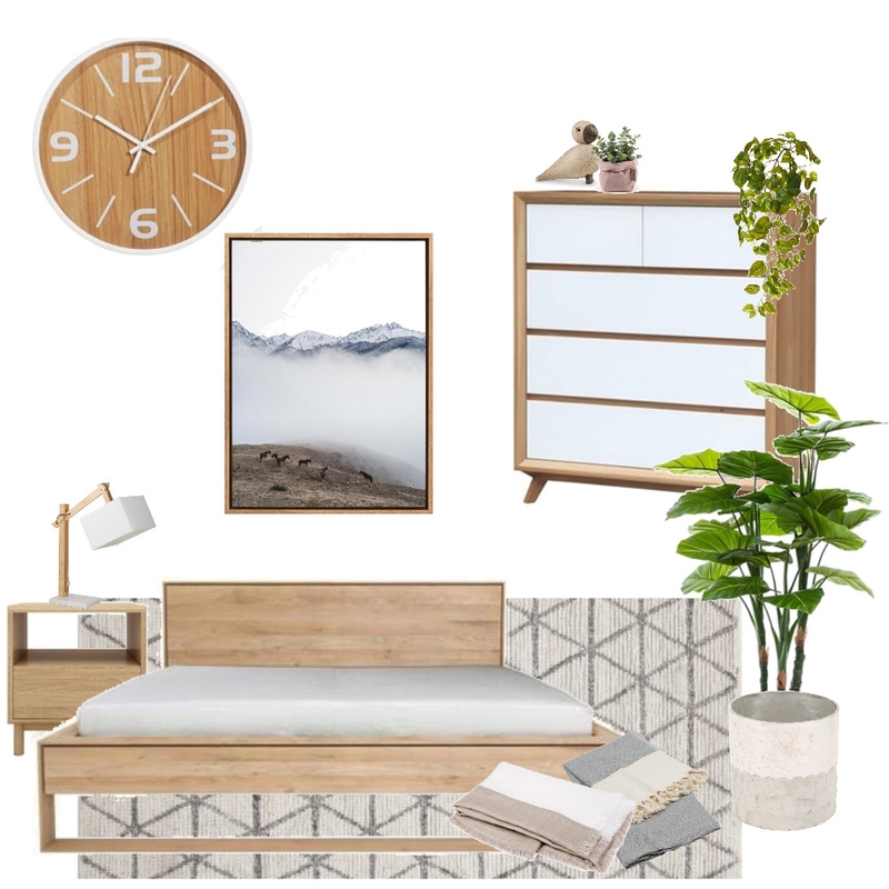 Scandinavian Bedroom Mood Board by braydee on Style Sourcebook