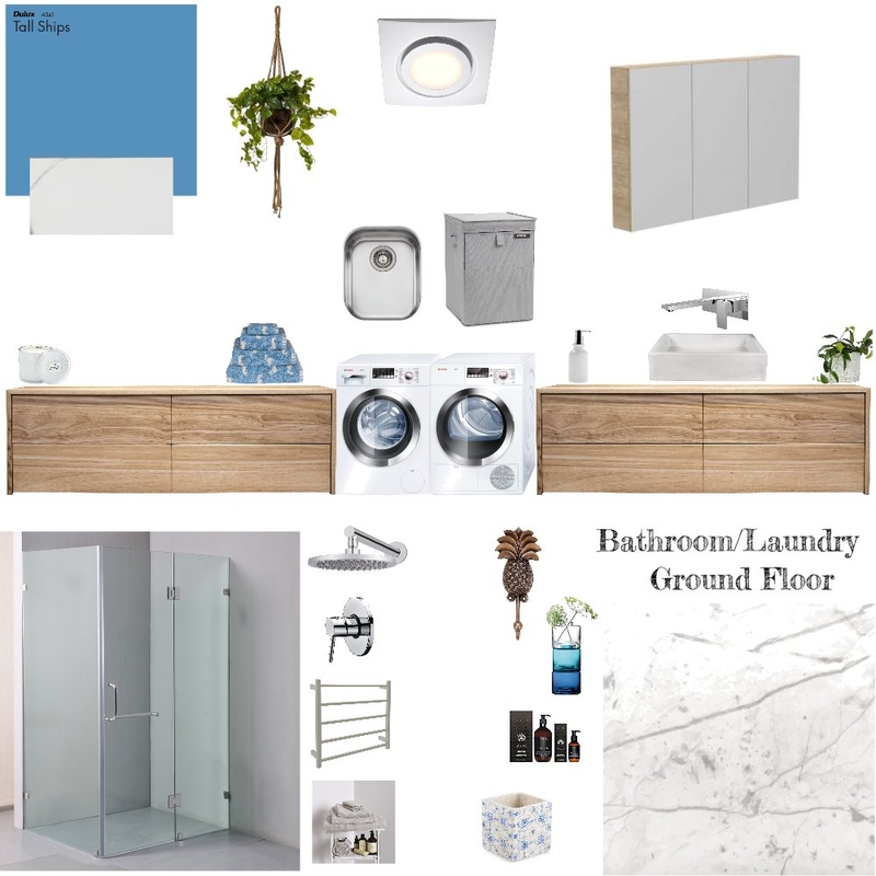 Bathroom/Laundry Ground Floor Mood Board by MelissaBlack on Style Sourcebook