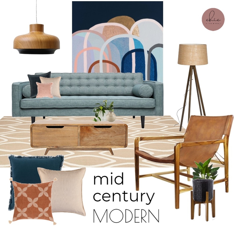 Mid- century MODERN Mood Board by ChicDesigns on Style Sourcebook