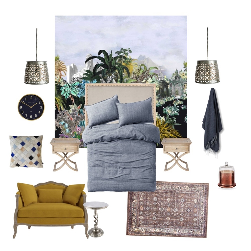 Luxe Country Getaway - Bedroom Mood Board by Wallpaper Trader on Style Sourcebook