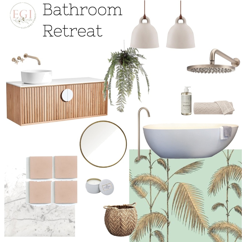 Bathroom Retreat Mood Board by Eliza Grace Interiors on Style Sourcebook
