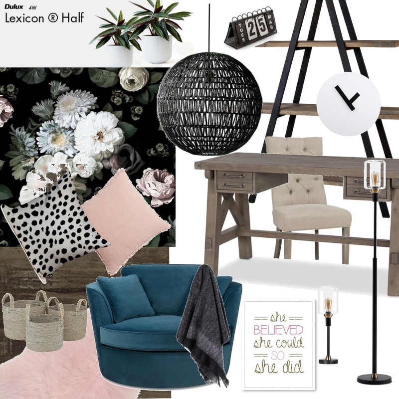 Office/Study Mood Board by aliciastyle on Style Sourcebook