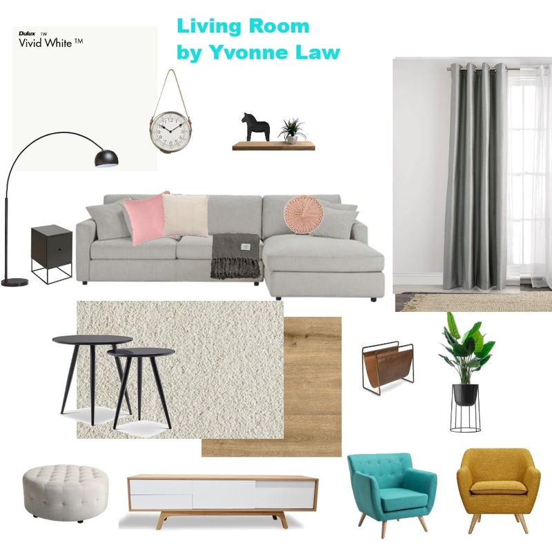 Living Room Mood Board by YvonneLaw on Style Sourcebook