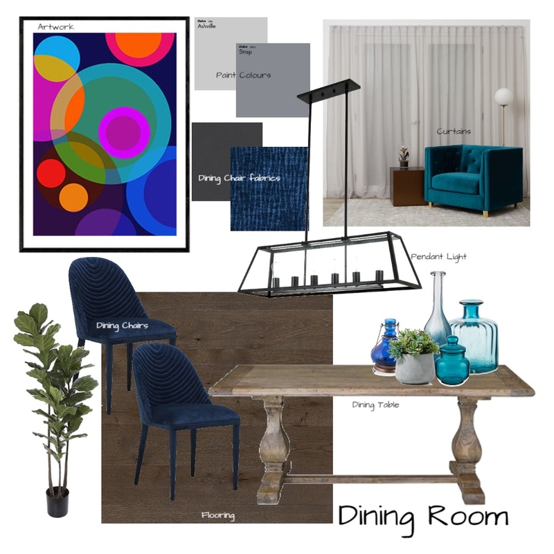 Dining Room Mood Board by MKT on Style Sourcebook