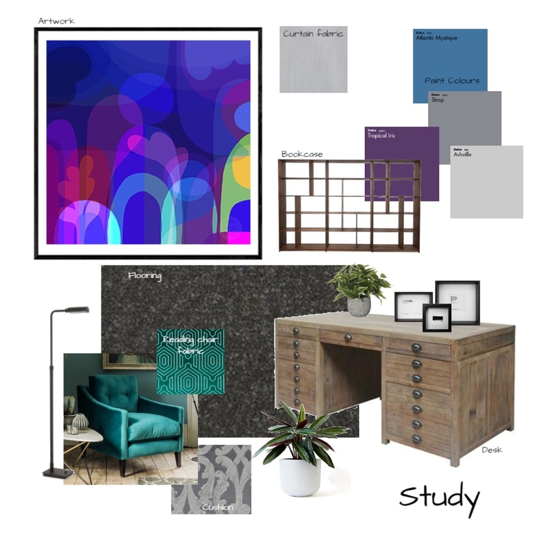 study Mood Board by MKT on Style Sourcebook