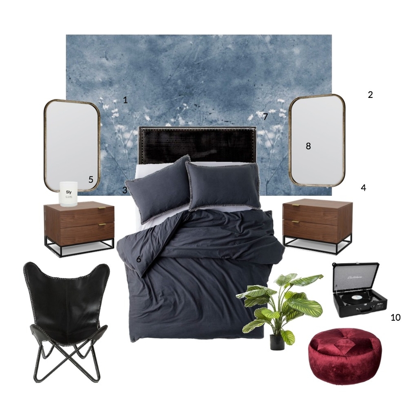 Masculine Mood Board by Wallpaper Trader on Style Sourcebook