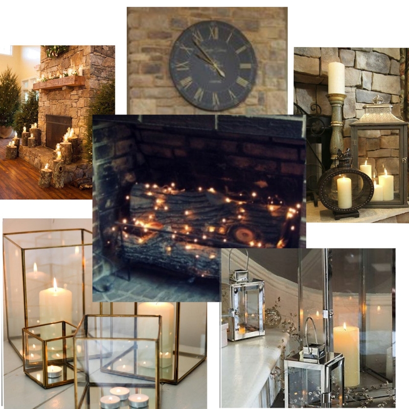 Fireplace Decor Mood Board by soha on Style Sourcebook