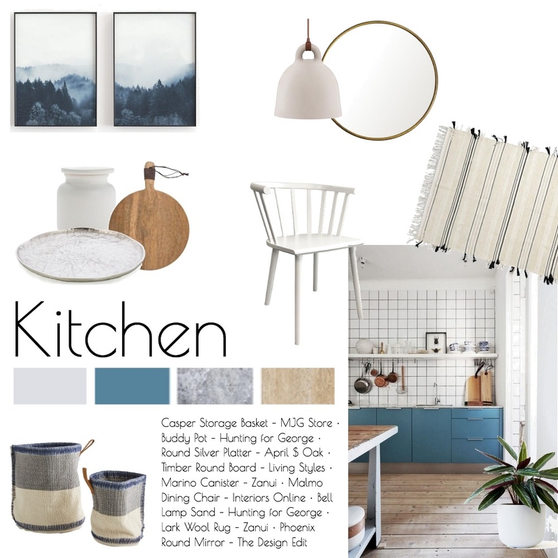 Nordic Kitchen Mood Board by CocoonBotanic on Style Sourcebook
