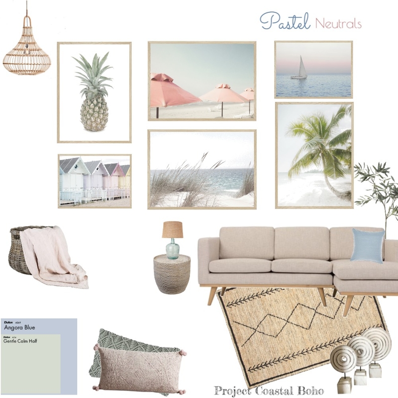 Pastel &amp; Neutral beauty Mood Board by Project Coastal Boho on Style Sourcebook