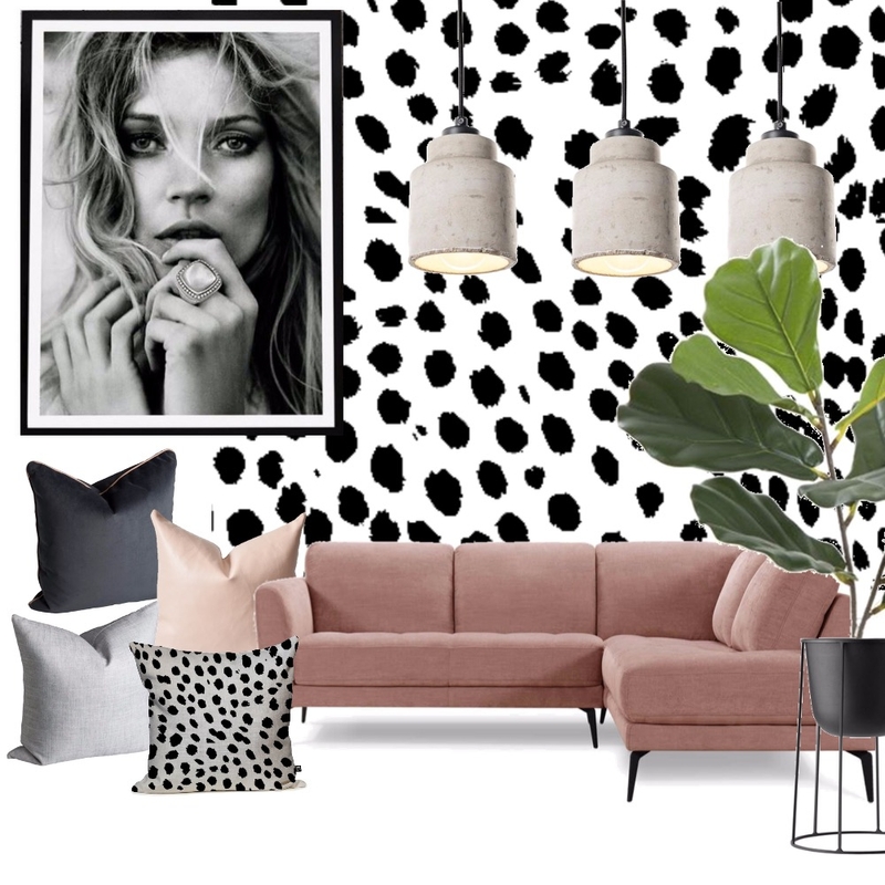 Kate + Prints Living Mood Board by Clarice & Co - Interiors on Style Sourcebook