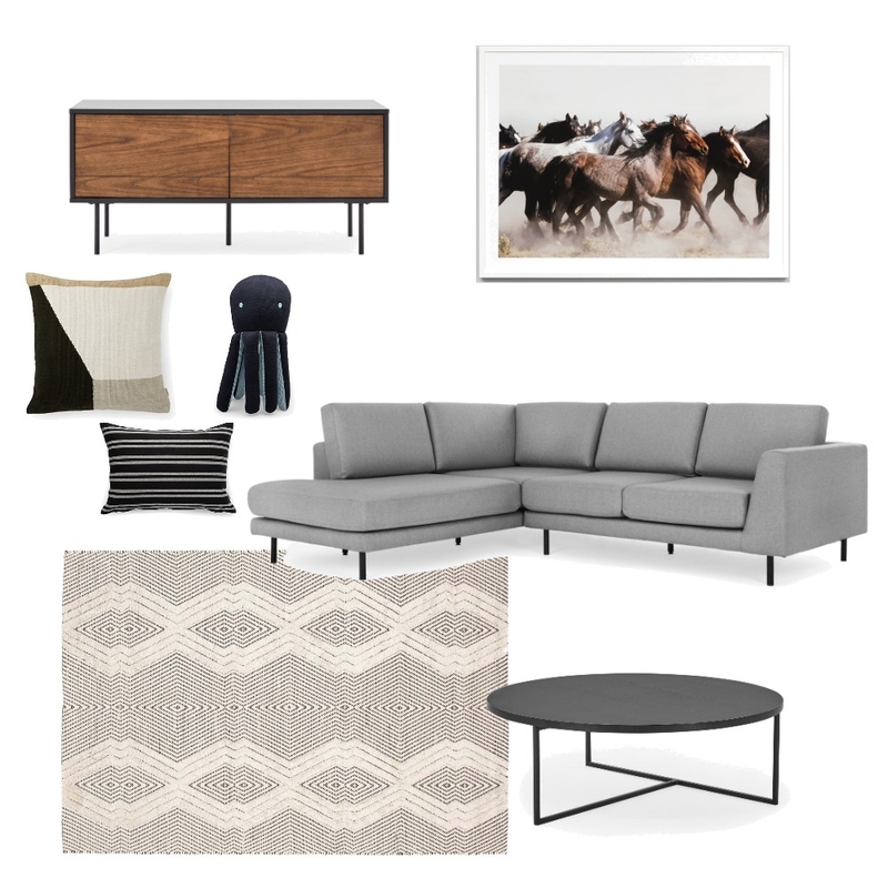 TV Room Option 1 Mood Board by GeorgeieG43 on Style Sourcebook