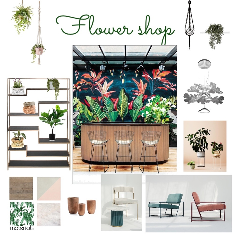 Flower shop Mood Board by InStyle Idea on Style Sourcebook