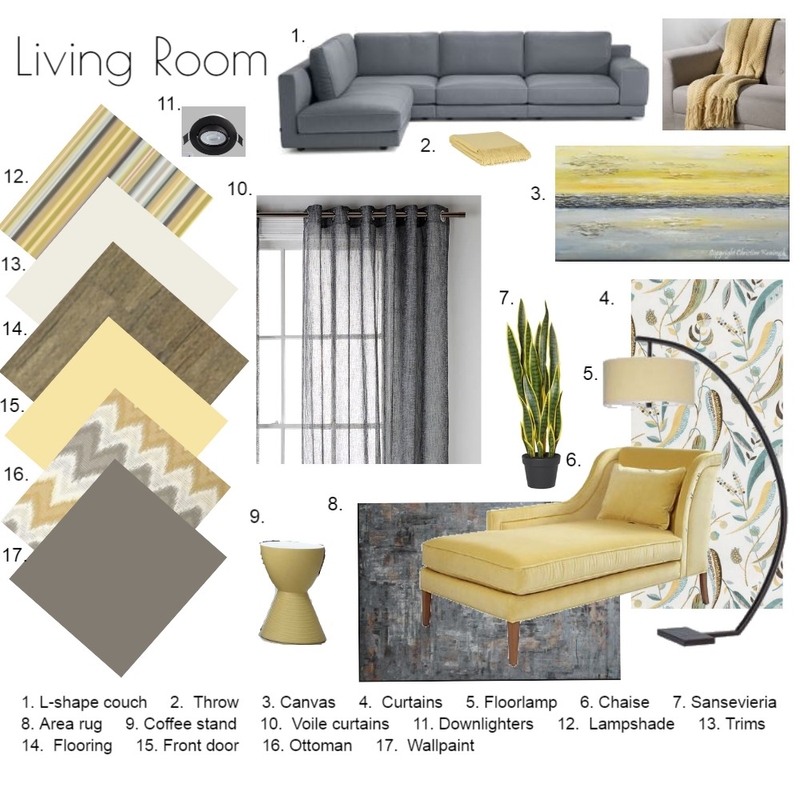 Phyllis Street Lounge Mood Board by LynnetteNortheyBossert on Style Sourcebook