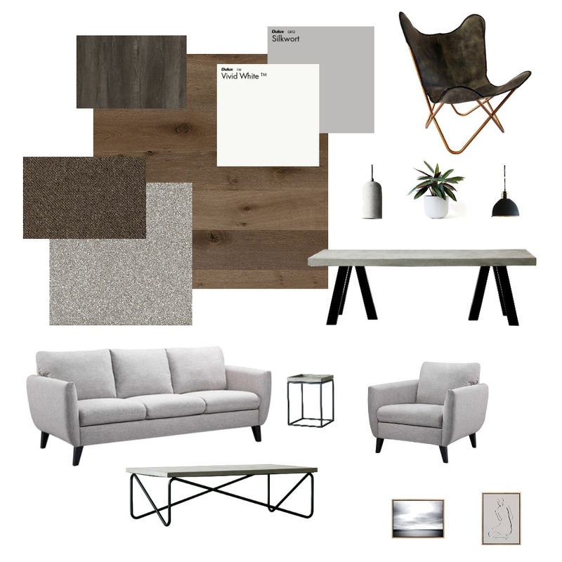 Industrial Living Mood Board by NatashaS95 on Style Sourcebook