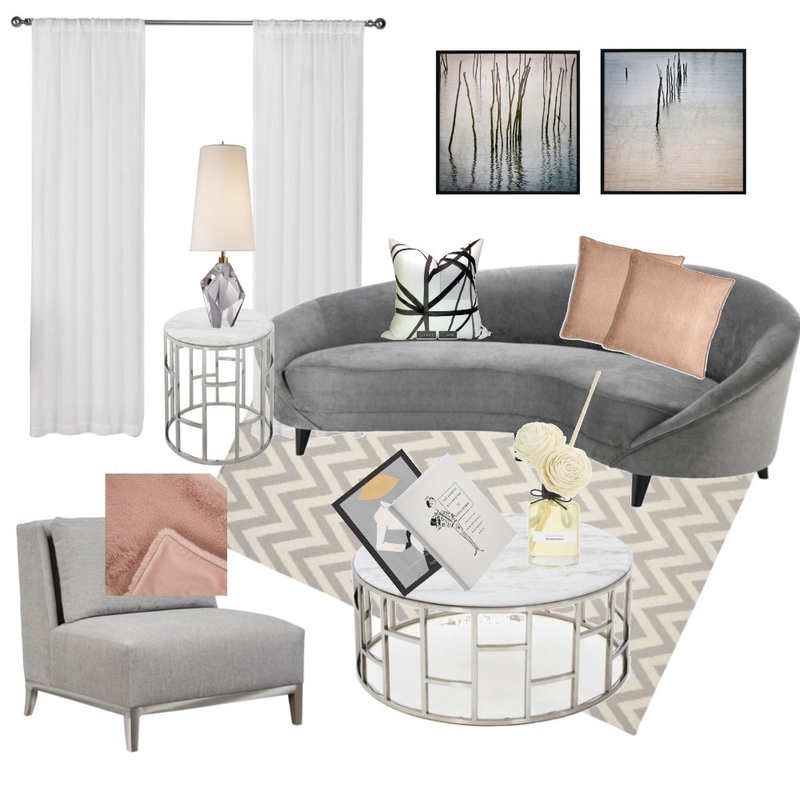 Grey Living Room Mood Board by Sahar Ghazale on Style Sourcebook