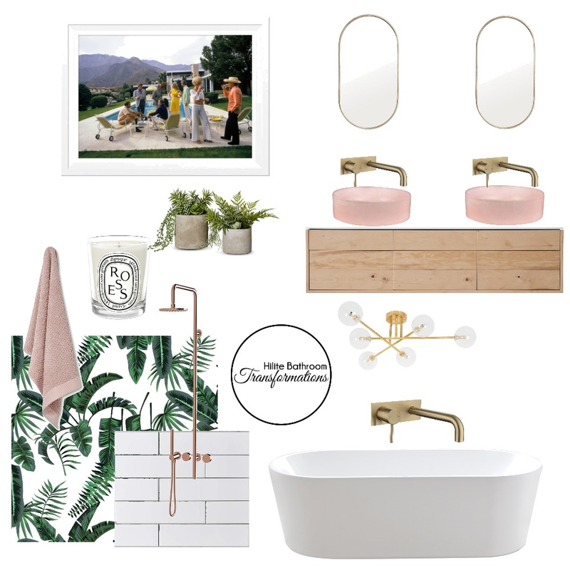 Palm Springs Mood Board by Hilite Bathrooms on Style Sourcebook