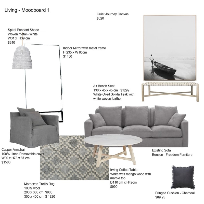 Clare - Moodboard 2 Mood Board by Luxxliving on Style Sourcebook