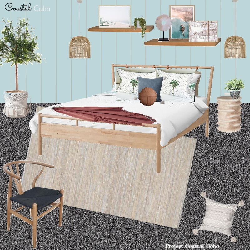 Bedroom Makeover Mood Board by Project Coastal Boho on Style Sourcebook