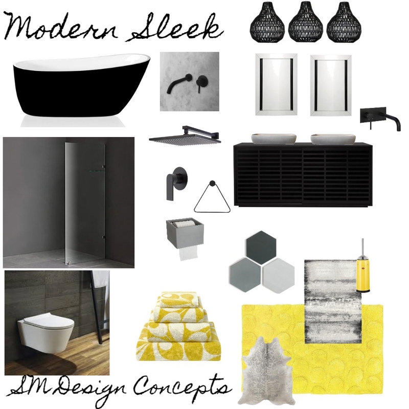 Modern Sleek Bath Mood Board by LuvDesign on Style Sourcebook
