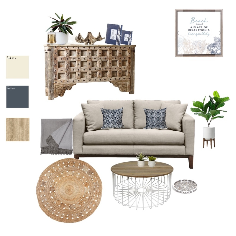 Coastal Hamptons Mood Board by Style A Space on Style Sourcebook
