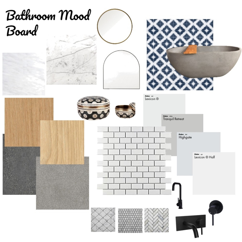 Bathroom Mood Board Mood Board by tlclarke81 on Style Sourcebook