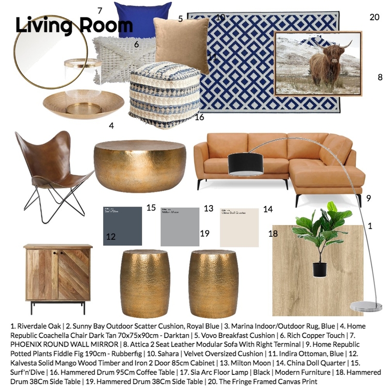Living Room Mood Board by KarleenFraser on Style Sourcebook