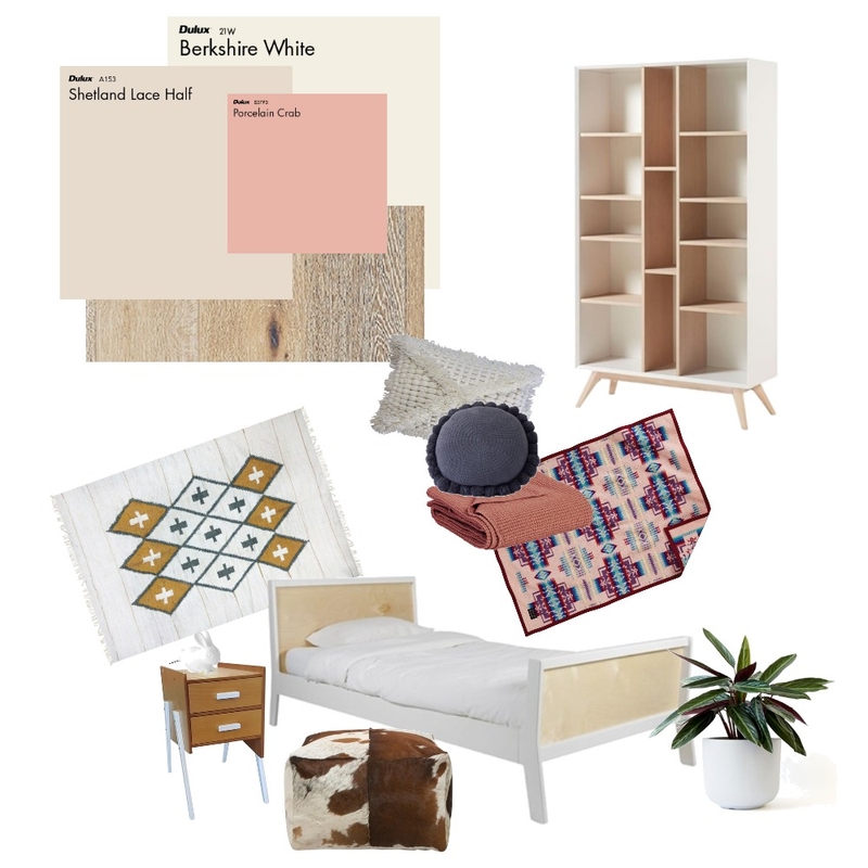 Native + Natural Kids Room Mood Board by h.edit australia on Style Sourcebook