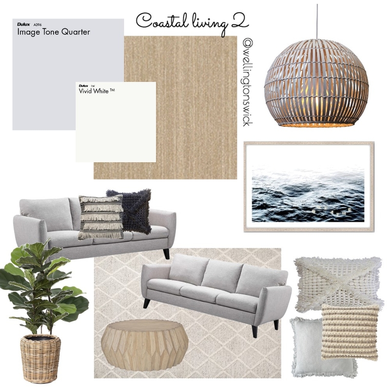 Coastal living room 2 Mood Board by JessWell on Style Sourcebook