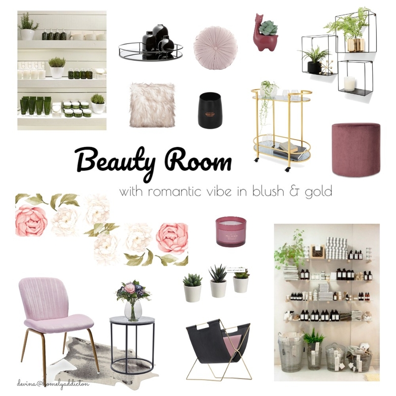 Beauty Room Mood Board by HomelyAddiction on Style Sourcebook