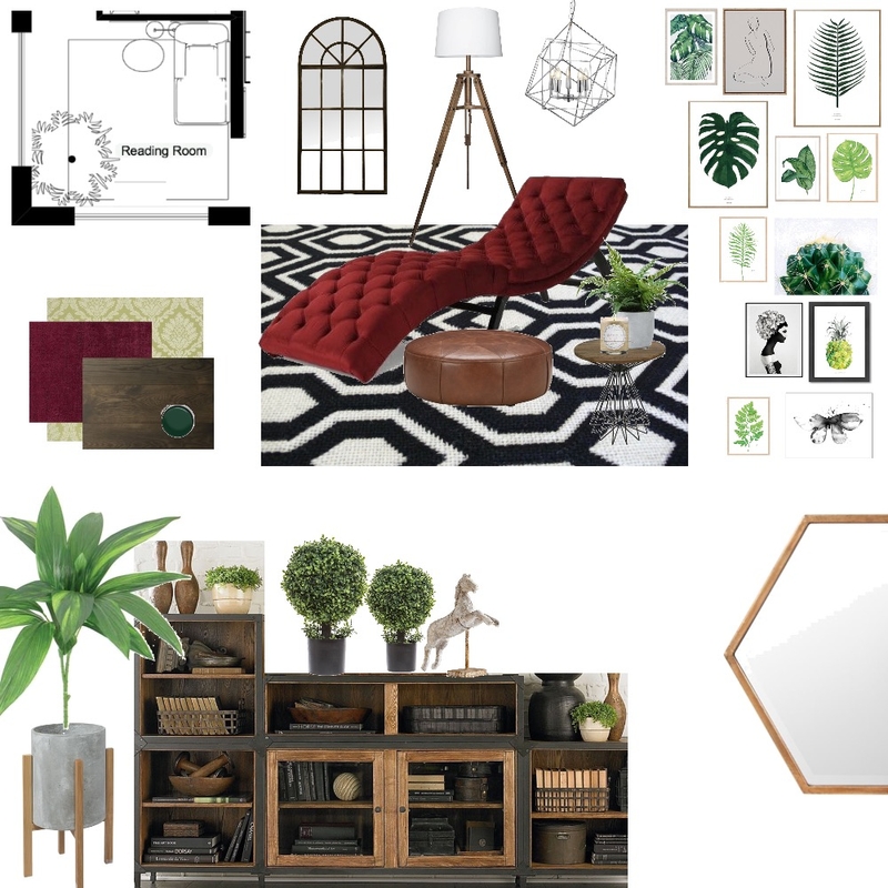Reading room Mood Board by Curation on Style Sourcebook