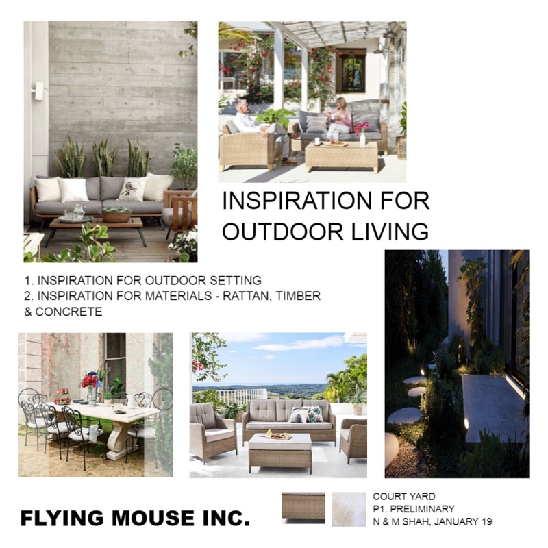 Outdoor Inspiration Mood Board by Flyingmouse inc on Style Sourcebook