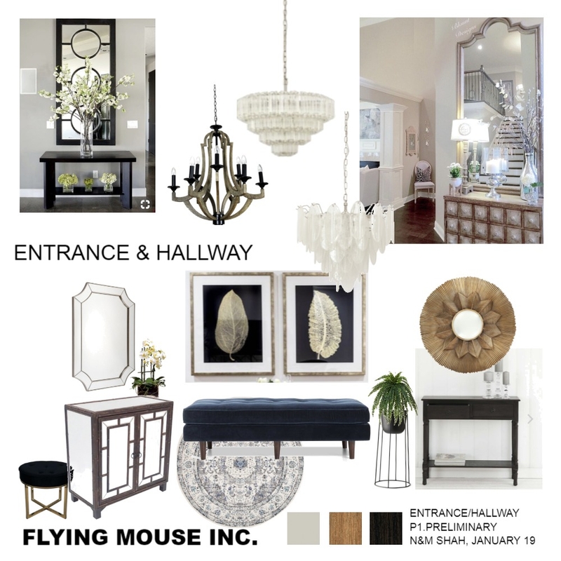 Entrance &amp; Hallway Mood Board by Flyingmouse inc on Style Sourcebook