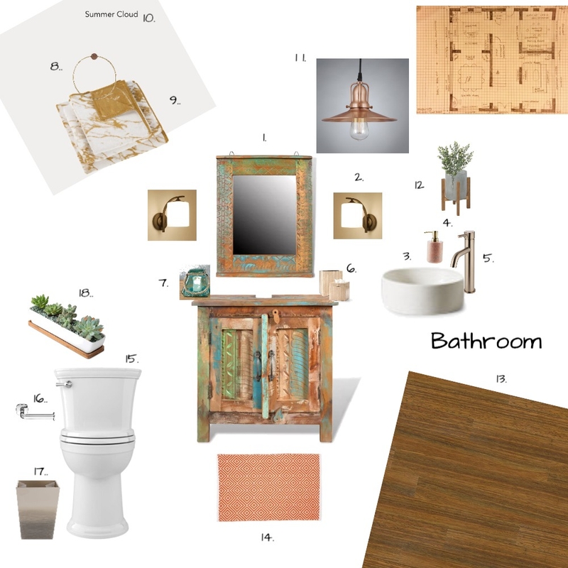 Bathroom Mood Board by Ravina Sachdev on Style Sourcebook