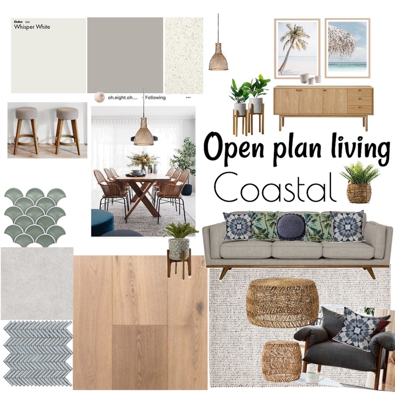 Open plan living - Coastal Mood Board by froach on Style Sourcebook