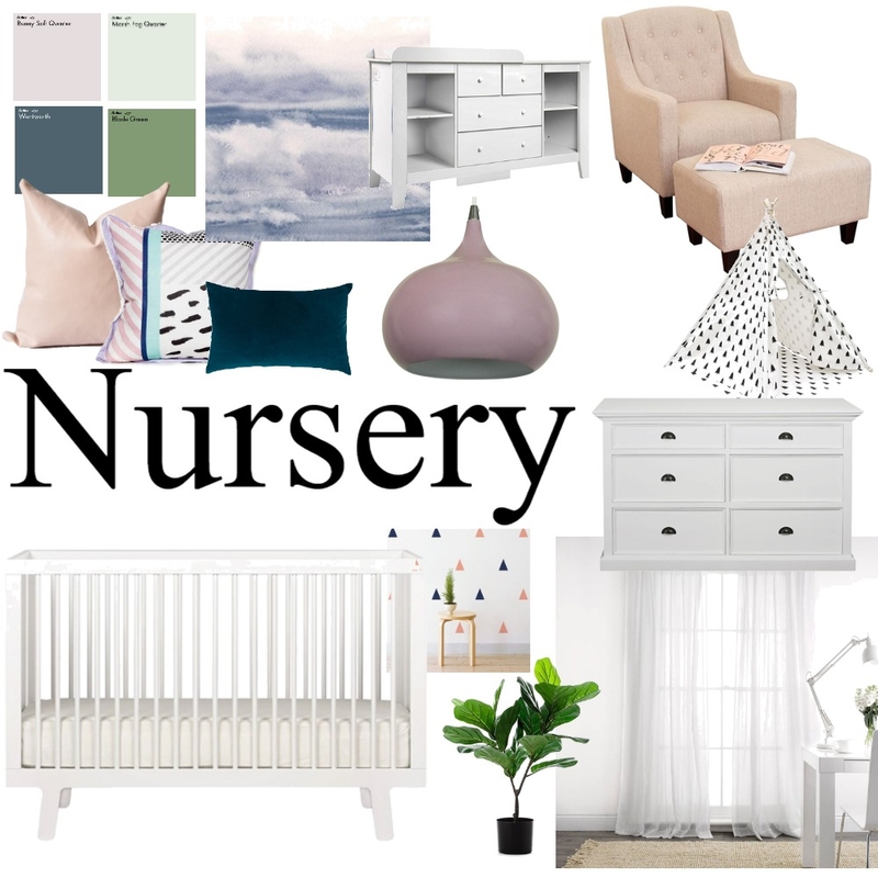 Nursery Mood Board by GlencairnDesigns on Style Sourcebook