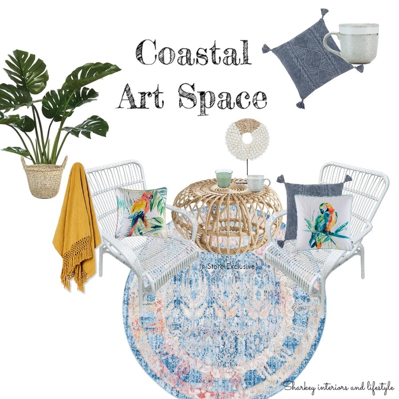 Coastal Art Space Mood Board by sharkeyinteriors on Style Sourcebook