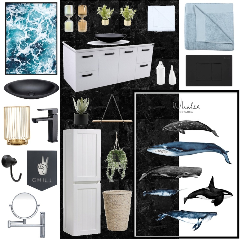 black marble Mood Board by eliselaura on Style Sourcebook