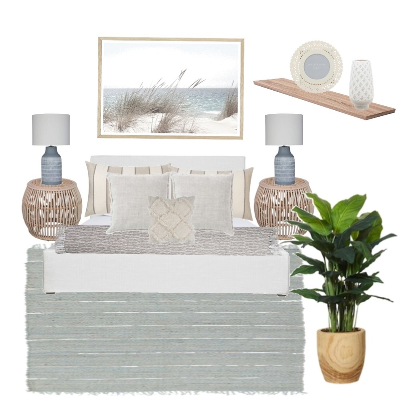 Coastal hues bedroom Mood Board by JessWell on Style Sourcebook