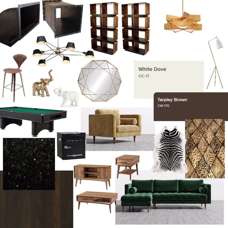 S &amp; J's Basement Mood Board by mr.tomcoolio on Style Sourcebook
