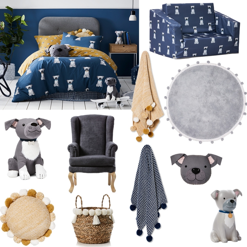 Adairs Kids - Puppy Dog Lover Mood Board by Kriddys_Styled_Ways on Style Sourcebook