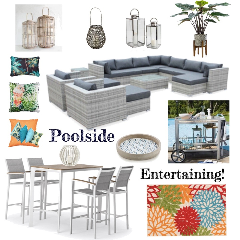 Poolside Entertaining Mood Board by SandraSargent on Style Sourcebook