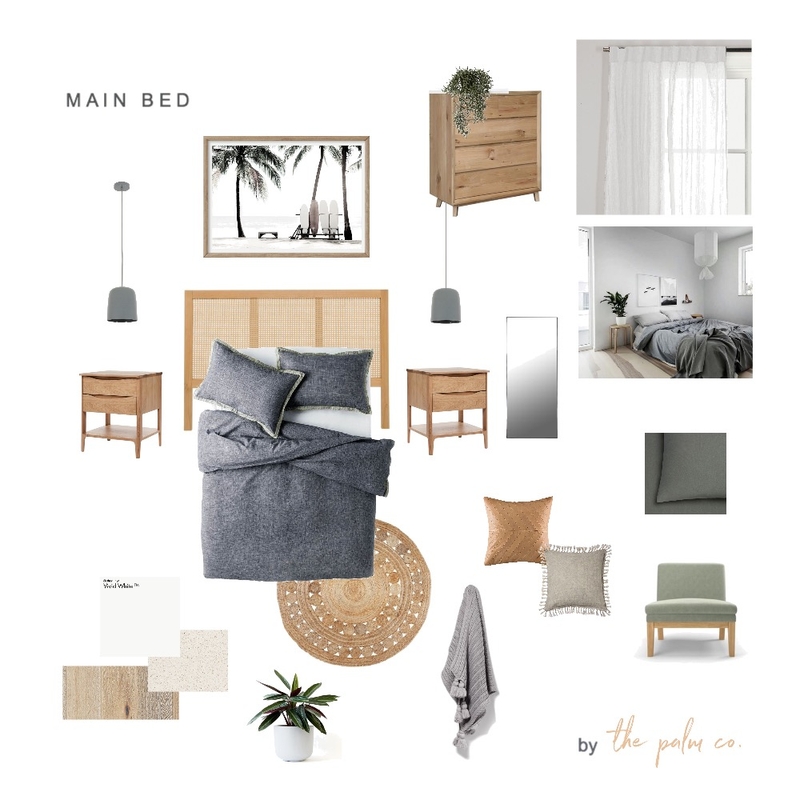 Main Bed - Hills Mood Board by ThePalmCo on Style Sourcebook