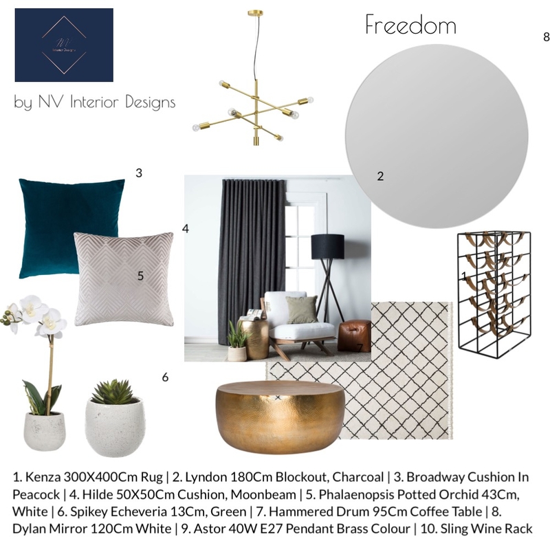 living Decor - Freedom Mood Board by NicoleVella on Style Sourcebook