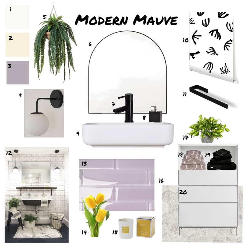 Assignment 9 - Bathroom Mood Board by JoannaLee on Style Sourcebook